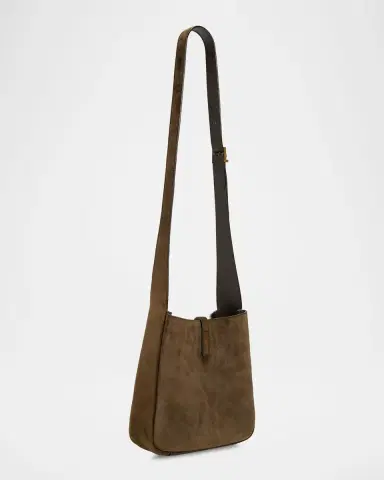 Saint Laurent Le 5 À 7 Small Suede Crossbody Bag | Thumbnail 2 Saint Laurent Le 5 À 7 Small Suede Crossbody Bag | Thumbnail 2