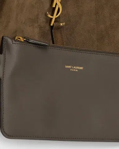 Saint Laurent Le 5 À 7 Small Suede Crossbody Bag | Thumbnail 4 Saint Laurent Le 5 À 7 Small Suede Crossbody Bag | Thumbnail 4