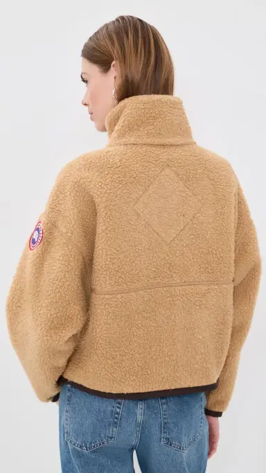 Canada Goose imcoe Fleece Jacket Ecru Beige | Thumbnail 3 Canada Goose imcoe Fleece Jacket Ecru Beige | Thumbnail 3