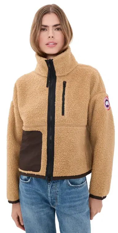 Canada Goose imcoe Fleece Jacket Ecru Beige | Thumbnail 1 Canada Goose imcoe Fleece Jacket Ecru Beige | Thumbnail 1