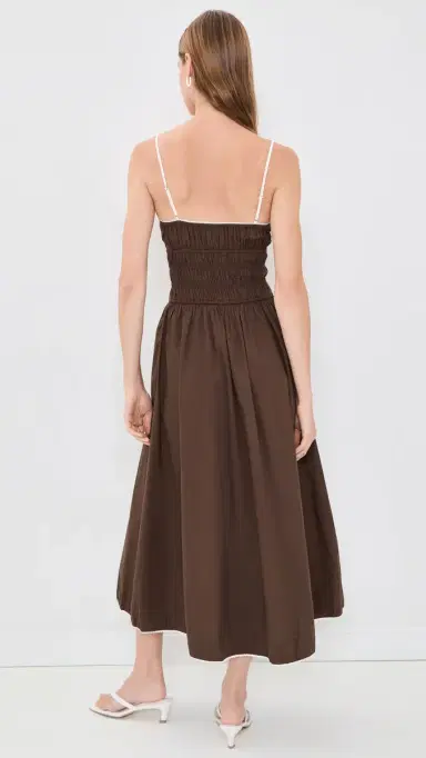 NIA Thomas Midi Dress Coffee | Thumbnail 3 NIA Thomas Midi Dress Coffee | Thumbnail 3