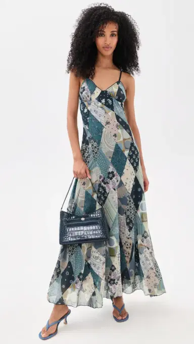 Free People Tis The Season Maxi Dress Storm Combo 6 | Thumbnail 2 Free People Tis The Season Maxi Dress Storm Combo 6 | Thumbnail 2