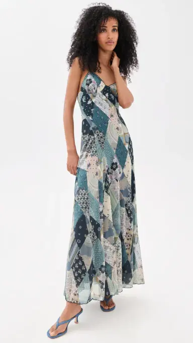 Free People Tis The Season Maxi Dress Storm Combo 6 | Thumbnail 5 Free People Tis The Season Maxi Dress Storm Combo 6 | Thumbnail 5