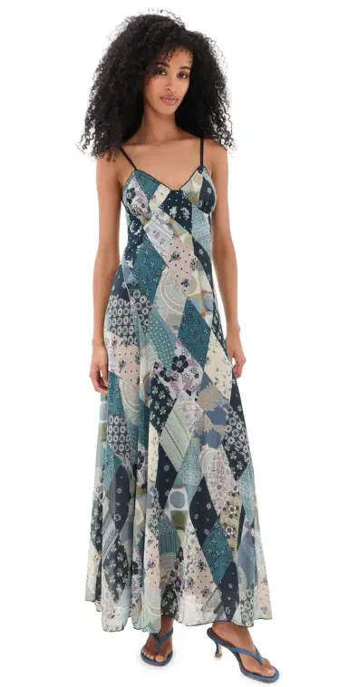 Free People Tis The Season Maxi Dress Storm Combo 6 | Thumbnail 1 Free People Tis The Season Maxi Dress Storm Combo 6 | Thumbnail 1