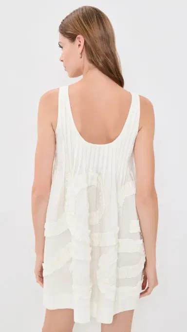 Damson Madder Stella Mini Dress White | Thumbnail 3 Damson Madder Stella Mini Dress White | Thumbnail 3