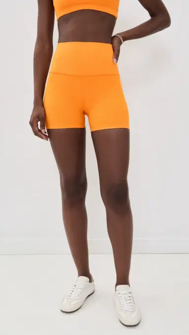 Beyond Yoga pacedye All For Run Shorts Bright Citrus Heather | Thumbnail 2 Beyond Yoga pacedye All For Run Shorts Bright Citrus Heather | Thumbnail 2