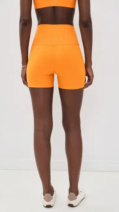 Beyond Yoga pacedye All For Run Shorts Bright Citrus Heather | Thumbnail 3 Beyond Yoga pacedye All For Run Shorts Bright Citrus Heather | Thumbnail 3