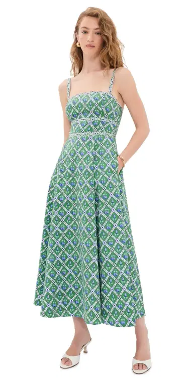 Hill House Home The argot Dress Diamond Cherries | Thumbnail 1 Hill House Home The argot Dress Diamond Cherries | Thumbnail 1
