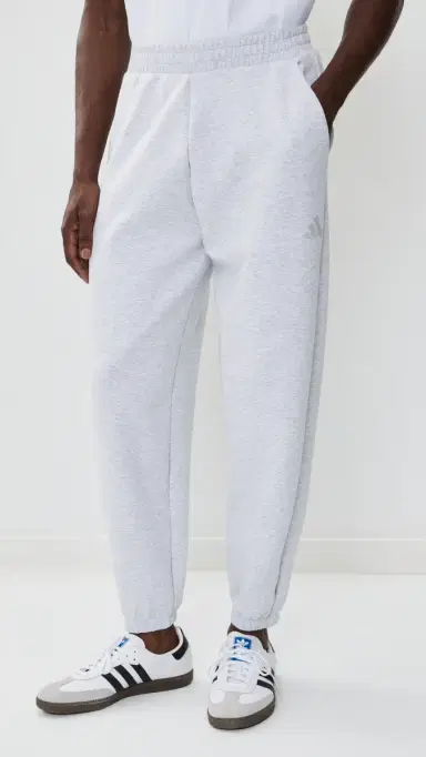 Adidas Soft Lux Sweatpants Light Grey Heather M | Thumbnail 2 Adidas Soft Lux Sweatpants Light Grey Heather M | Thumbnail 2