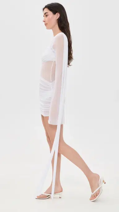 Bananhot arissa Mini Dress White | Thumbnail 4 Bananhot arissa Mini Dress White | Thumbnail 4