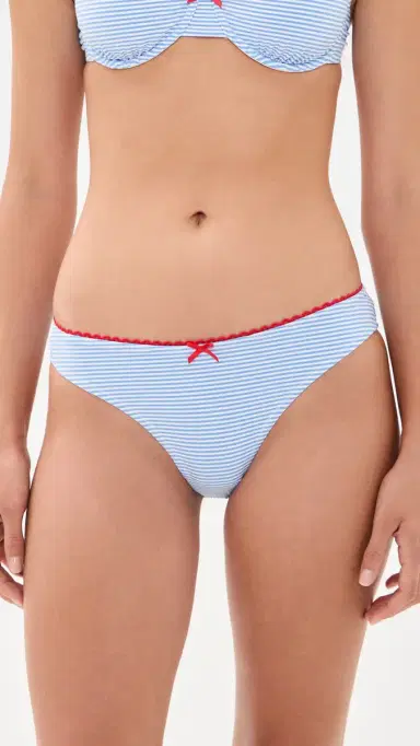 Solid & Striped The Daphne Bikini Bottoms arina Blue | Thumbnail 2 Solid & Striped The Daphne Bikini Bottoms arina Blue | Thumbnail 2