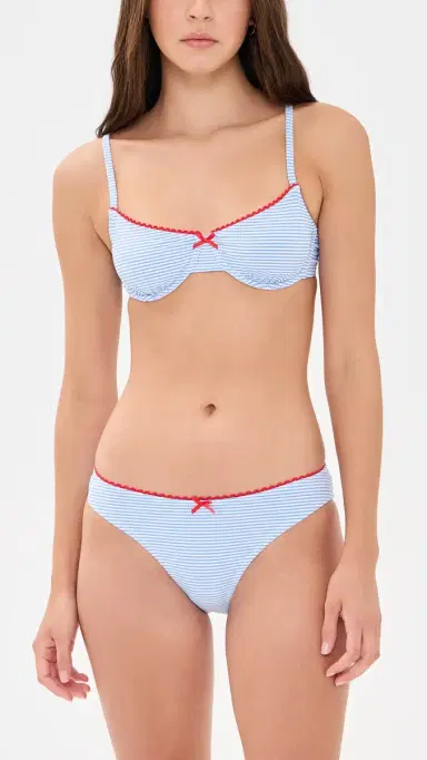 Solid & Striped The Daphne Bikini Bottoms arina Blue | Thumbnail 4 Solid & Striped The Daphne Bikini Bottoms arina Blue | Thumbnail 4