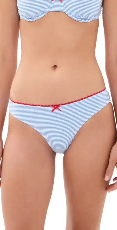 Solid & Striped The Daphne Bikini Bottoms arina Blue | Thumbnail 1 Solid & Striped The Daphne Bikini Bottoms arina Blue | Thumbnail 1