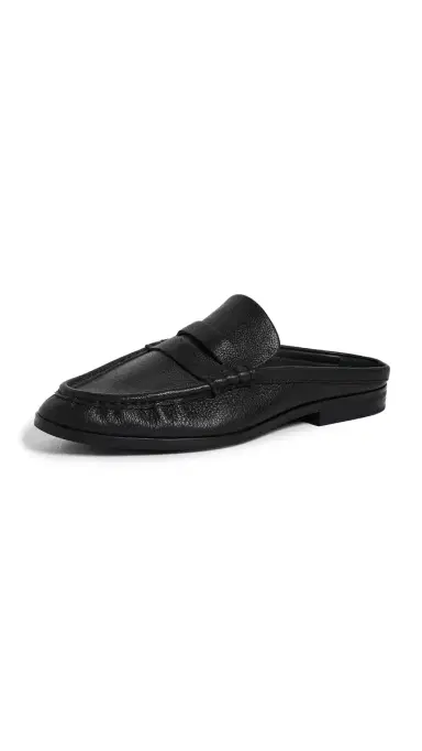 Simkhai Dean Pebbled Leather Loafer Mules Black | Thumbnail 6 Simkhai Dean Pebbled Leather Loafer Mules Black | Thumbnail 6