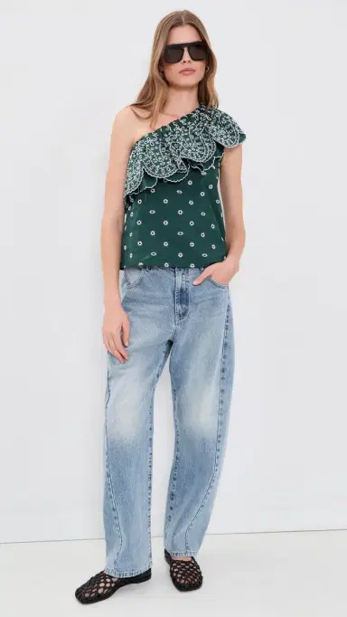 Essentiel Antwerp Kath Scallop Edge Top | Thumbnail 5 Essentiel Antwerp Kath Scallop Edge Top | Thumbnail 5