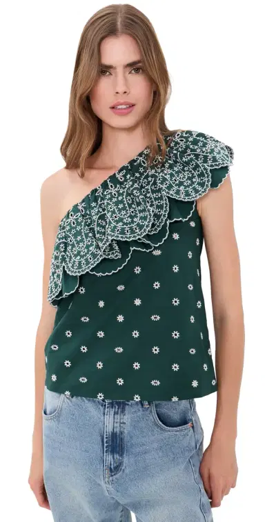 Essentiel Antwerp Kath Scallop Edge Top | Thumbnail 1 Essentiel Antwerp Kath Scallop Edge Top | Thumbnail 1