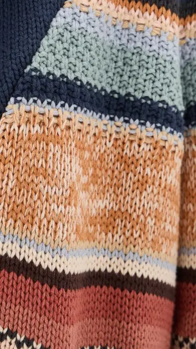The Great. The Mountain Lodge Cardigan Taos Stripe | Thumbnail 6 The Great. The Mountain Lodge Cardigan Taos Stripe | Thumbnail 6