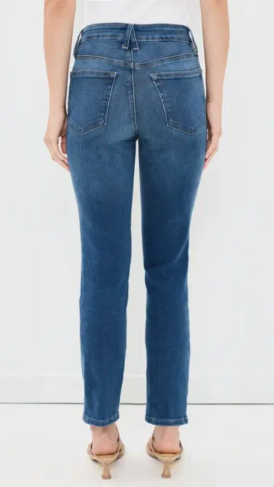Good American Soft Tech Good Legs Straight Jeans Indigo33 | Thumbnail 3 Good American Soft Tech Good Legs Straight Jeans Indigo33 | Thumbnail 3