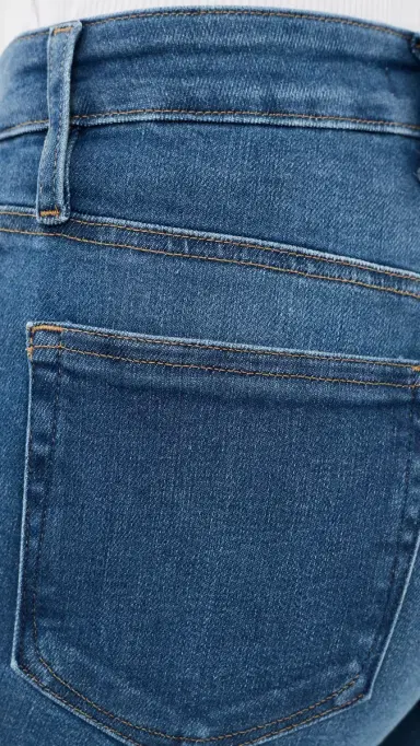 Good American Soft Tech Good Legs Straight Jeans Indigo33 | Thumbnail 6 Good American Soft Tech Good Legs Straight Jeans Indigo33 | Thumbnail 6