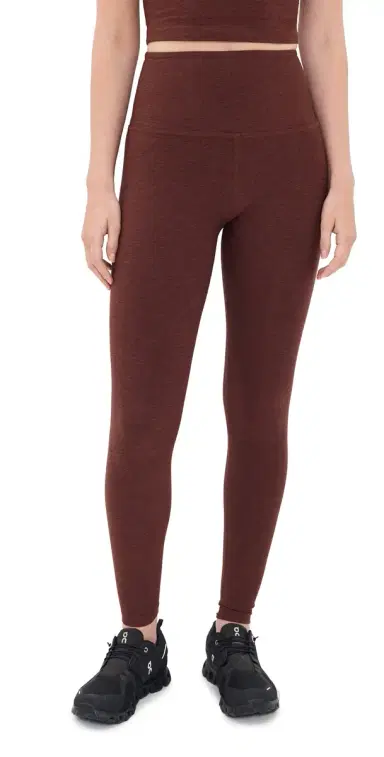 Beyond Yoga Spacedye Caught In The idi 7/8 Leggings Iced ocha Heather | Thumbnail 1 Beyond Yoga Spacedye Caught In The idi 7/8 Leggings Iced ocha Heather | Thumbnail 1