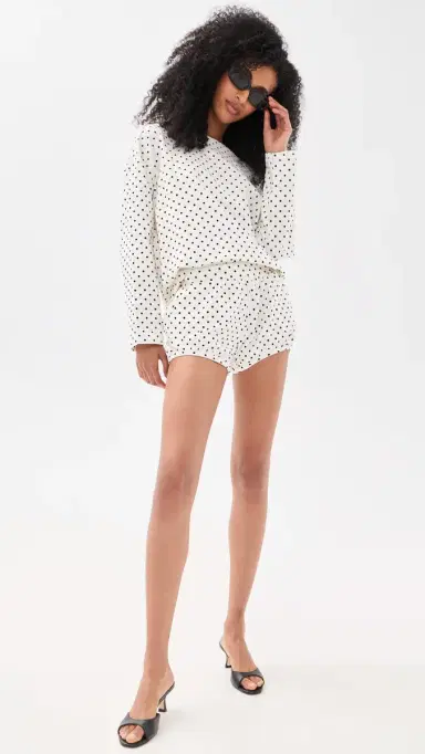 POSSE Tommy Shorts IVORY BACK POKA DOT | Thumbnail 5 POSSE Tommy Shorts IVORY BACK POKA DOT | Thumbnail 5