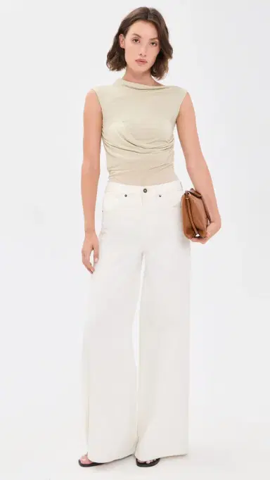 Paris Georgia Elemental Draped Top Putty | Thumbnail 5 Paris Georgia Elemental Draped Top Putty | Thumbnail 5