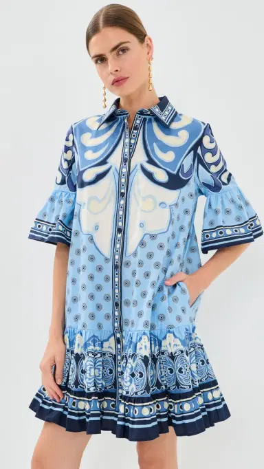 La DoubleJ Choux Mini Dress Cocoon Placee | Thumbnail 2 La DoubleJ Choux Mini Dress Cocoon Placee | Thumbnail 2