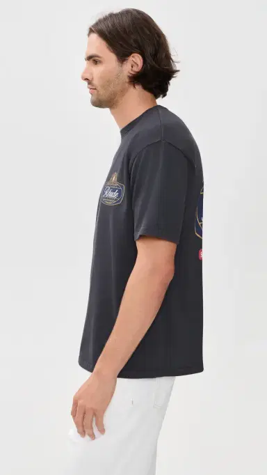 Rhude Safari Crest Tee Vintage Black/Blue/Red | Thumbnail 4 Rhude Safari Crest Tee Vintage Black/Blue/Red | Thumbnail 4