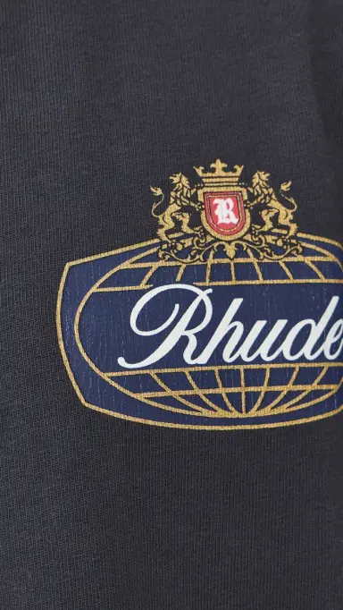 Rhude Safari Crest Tee Vintage Black/Blue/Red | Thumbnail 6 Rhude Safari Crest Tee Vintage Black/Blue/Red | Thumbnail 6