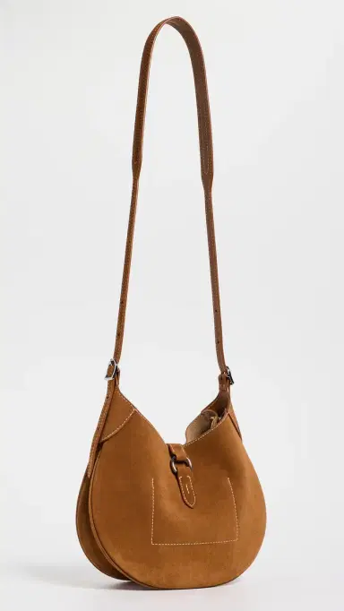 Polo Ralph Lauren Suede Polo ID Small Shoulder Bag Turmeric One Size | Thumbnail 4 Polo Ralph Lauren Suede Polo ID Small Shoulder Bag Turmeric One Size | Thumbnail 4