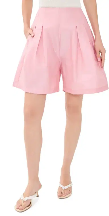 CHAN LUU Techno Taffeta Long Shorts Rose 4 | Thumbnail 1 CHAN LUU Techno Taffeta Long Shorts Rose 4 | Thumbnail 1