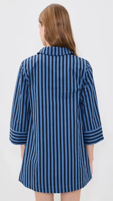 English Factory A-Line Kaftan Collar Mini Dress | Thumbnail 3 English Factory A-Line Kaftan Collar Mini Dress | Thumbnail 3