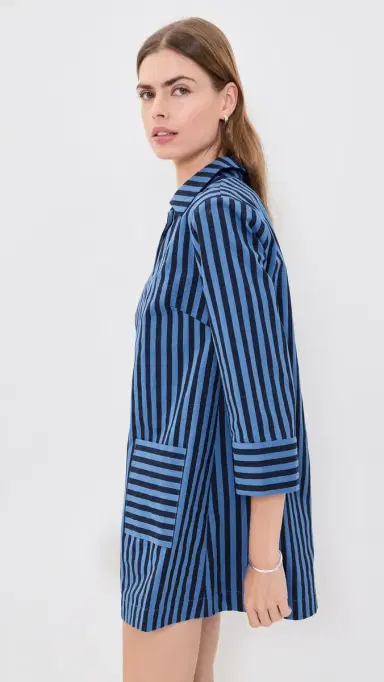 English Factory A-Line Kaftan Collar Mini Dress | Thumbnail 4 English Factory A-Line Kaftan Collar Mini Dress | Thumbnail 4