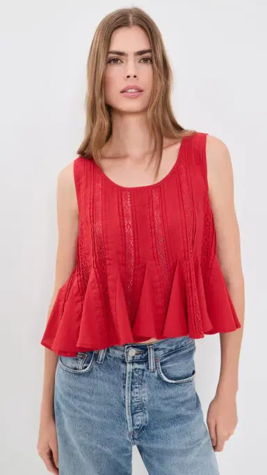 Sea Pippa Blouse Red L | Thumbnail 2 Sea Pippa Blouse Red L | Thumbnail 2