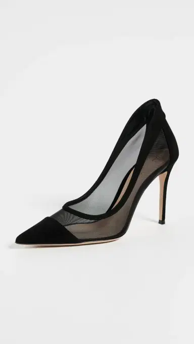 Gianvito Rossi Camoscio Rete Stilettos | Thumbnail 2 Gianvito Rossi Camoscio Rete Stilettos | Thumbnail 2