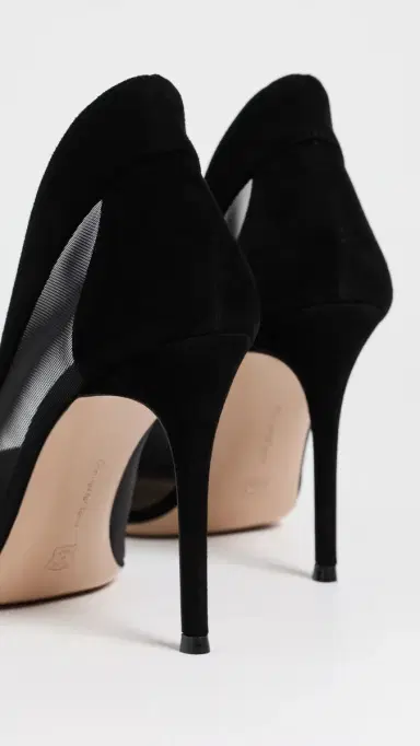 Gianvito Rossi Camoscio Rete Stilettos | Thumbnail 4 Gianvito Rossi Camoscio Rete Stilettos | Thumbnail 4