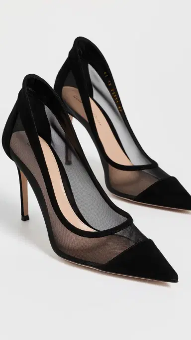 Gianvito Rossi Camoscio Rete Stilettos | Thumbnail 5 Gianvito Rossi Camoscio Rete Stilettos | Thumbnail 5