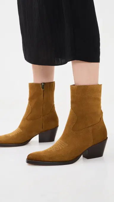 Dolce Vita Klyde Booties Cognac Suede | Thumbnail 3 Dolce Vita Klyde Booties Cognac Suede | Thumbnail 3