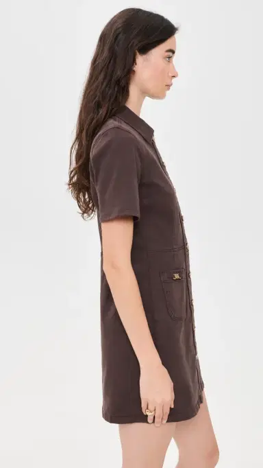 PAIGE Clementine Dress Rich Chocolate | Thumbnail 4 PAIGE Clementine Dress Rich Chocolate | Thumbnail 4