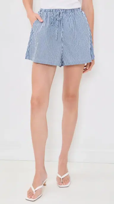 VRG GRL Annika tripe Shorts Blue tripe | Thumbnail 2 VRG GRL Annika tripe Shorts Blue tripe | Thumbnail 2