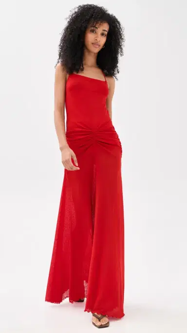 SIEDRÉS Nensi Maxi Dress Red | Thumbnail 2 SIEDRÉS Nensi Maxi Dress Red | Thumbnail 2