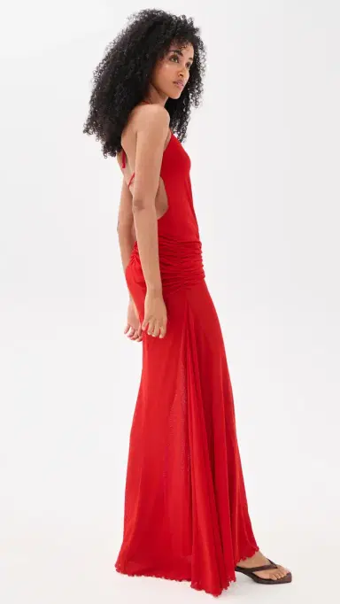 SIEDRÉS Nensi Maxi Dress Red | Thumbnail 4 SIEDRÉS Nensi Maxi Dress Red | Thumbnail 4