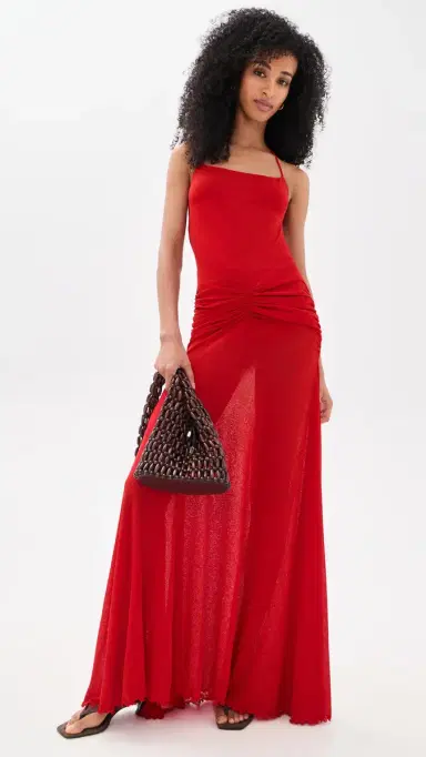 SIEDRÉS Nensi Maxi Dress Red | Thumbnail 5 SIEDRÉS Nensi Maxi Dress Red | Thumbnail 5