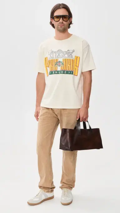 Rhude Trofeo Tee Vintage White/Yellow/Green M | Thumbnail 5 Rhude Trofeo Tee Vintage White/Yellow/Green M | Thumbnail 5