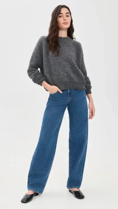 American Vintage Vitow Sweater Acier Chine M/L | Thumbnail 5 American Vintage Vitow Sweater Acier Chine M/L | Thumbnail 5