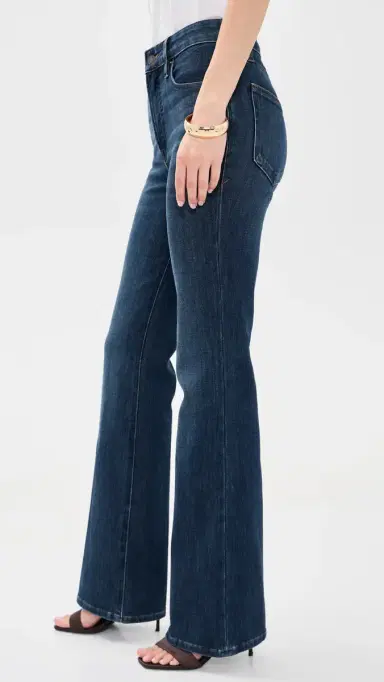 Good American Good Classic Bootcut Jeans indigo977 | Thumbnail 4 Good American Good Classic Bootcut Jeans indigo977 | Thumbnail 4