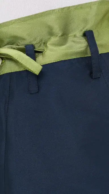 CHAN LUU Techno Taffeta Two-Tone Shorts Navy 3 | Thumbnail 6 CHAN LUU Techno Taffeta Two-Tone Shorts Navy 3 | Thumbnail 6