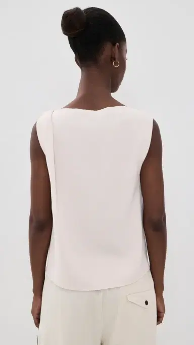 Vince Draped Shoulder Top Blush Cloud | Thumbnail 3 Vince Draped Shoulder Top Blush Cloud | Thumbnail 3