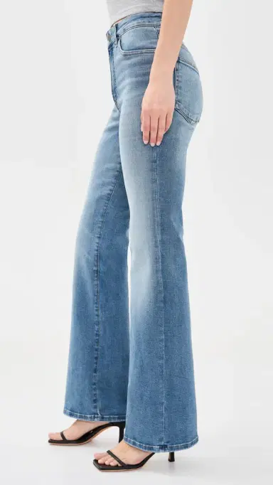 Good American Good Classic Bootcut Jeans Indigo51 | Thumbnail 4 Good American Good Classic Bootcut Jeans Indigo51 | Thumbnail 4