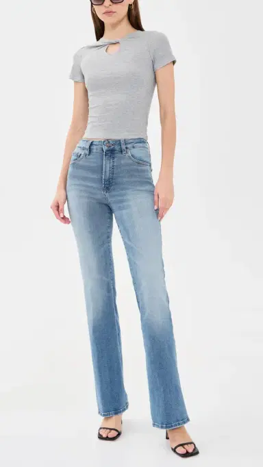 Good American Good Classic Bootcut Jeans Indigo51 | Thumbnail 5 Good American Good Classic Bootcut Jeans Indigo51 | Thumbnail 5